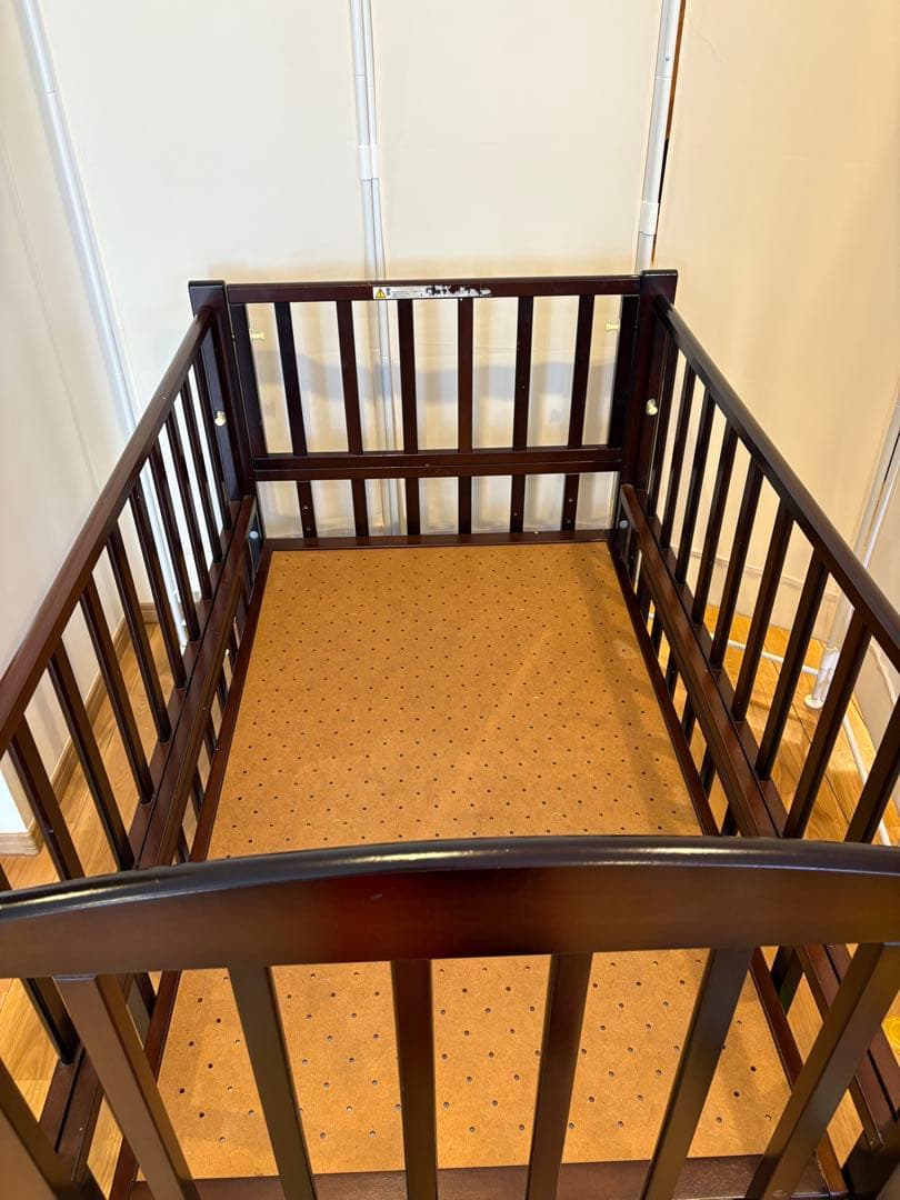 内径 幅70×長さ120 ベビーベッド YAMASAKI スリーオープンベッド