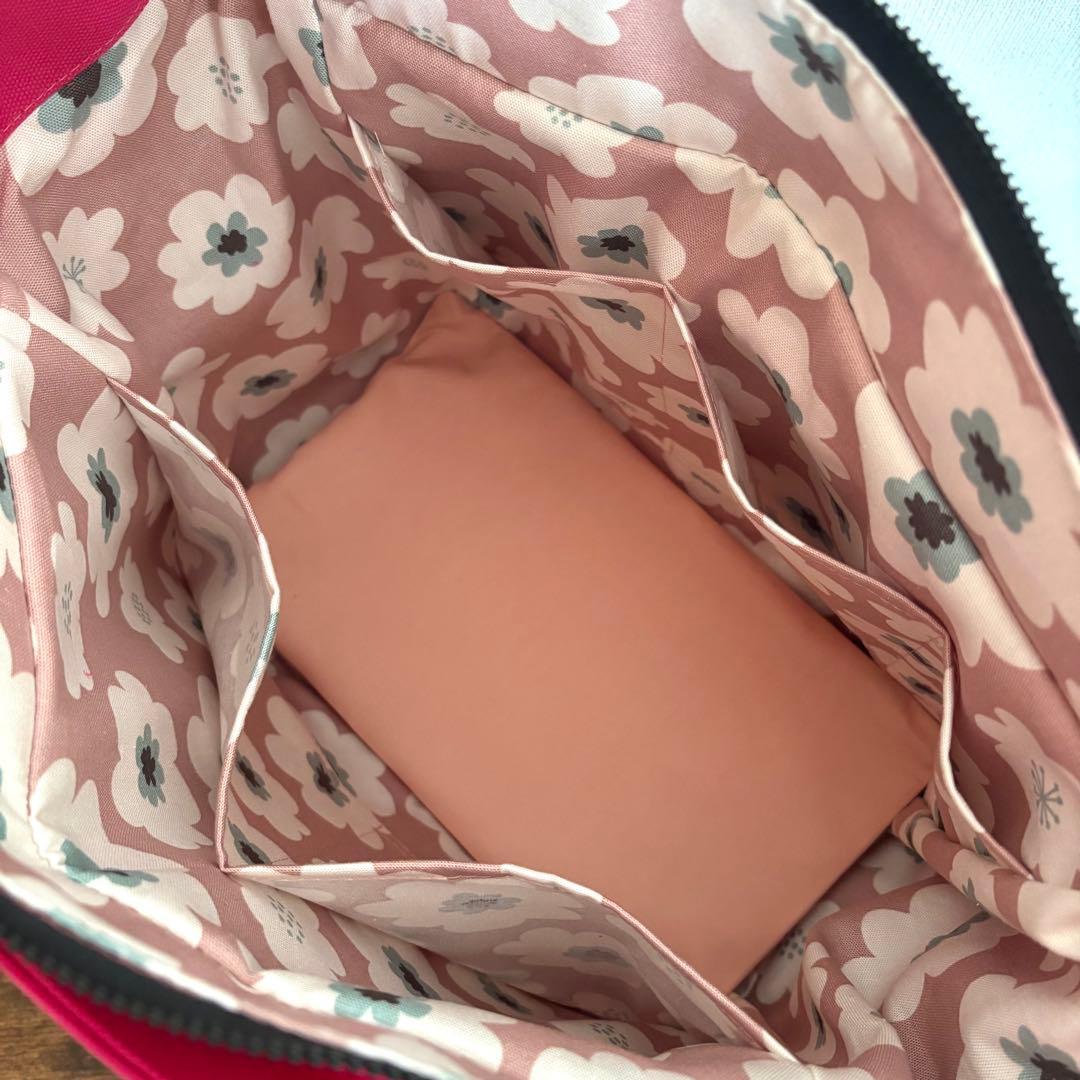 【JUNE】サイドポケット付きトートバッグL ファスナー開閉　倉敷8号帆布