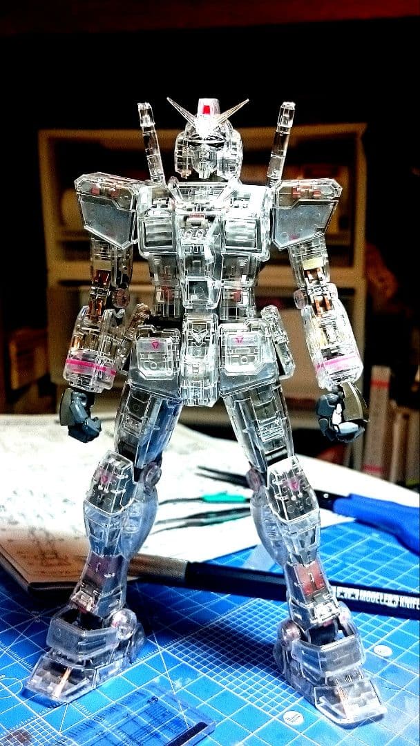 MG GUNDAM Ver. 3.0メカニカルクリアー ガンダム展限定