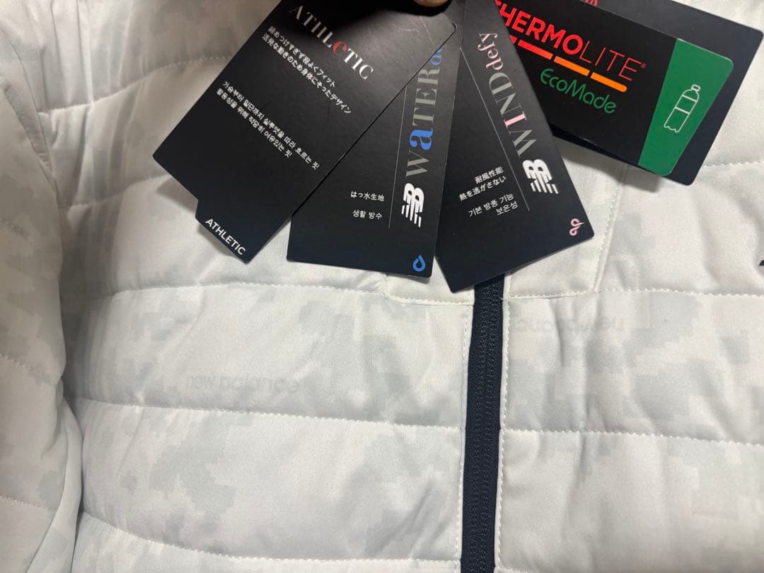 値下【新品】 NEW BALANCE GOLFメンズ 2WAY 中綿 ジャケット