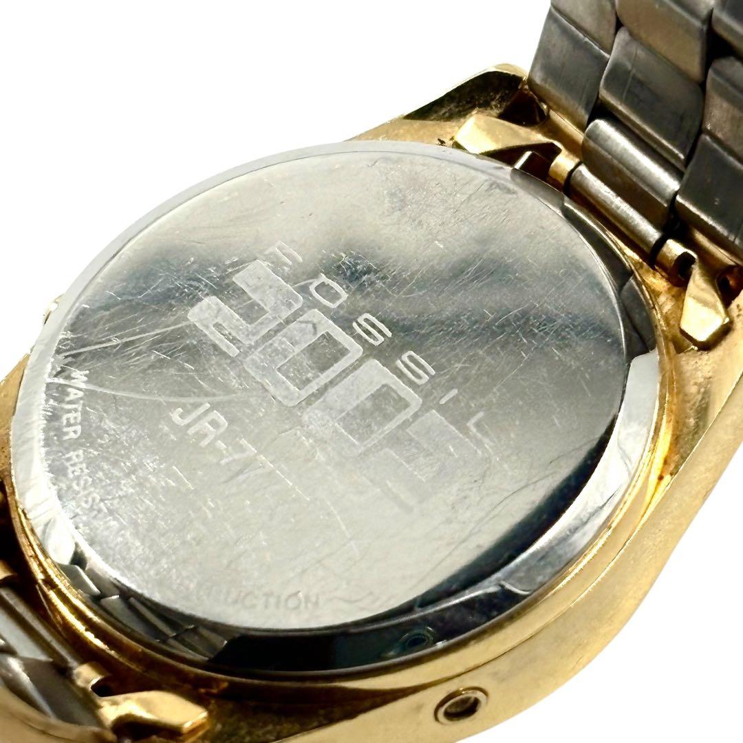 時計 archive y2k 00s fossil watch LED gold