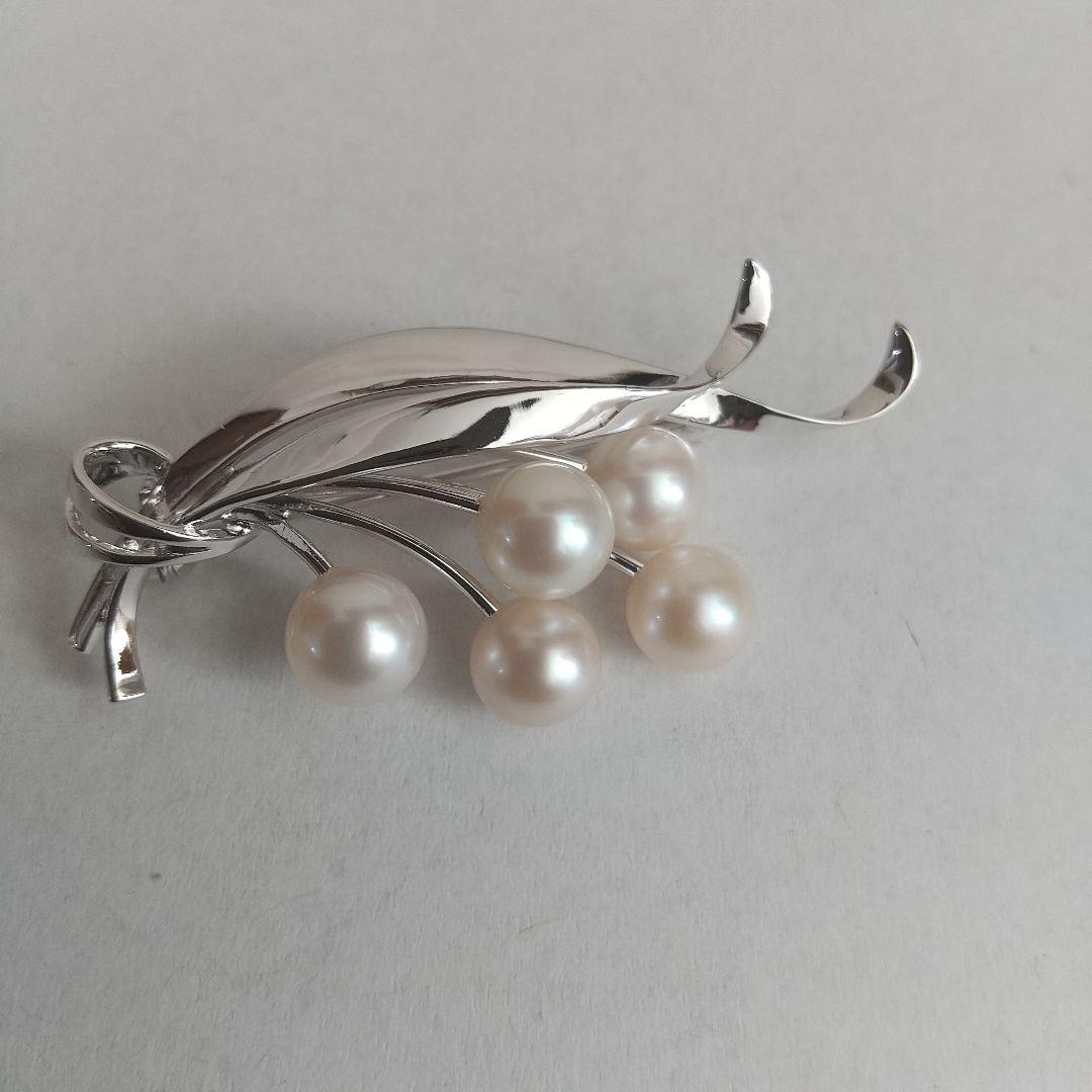 MIKIMOTO ブローチ 本真珠 花 ブーケ