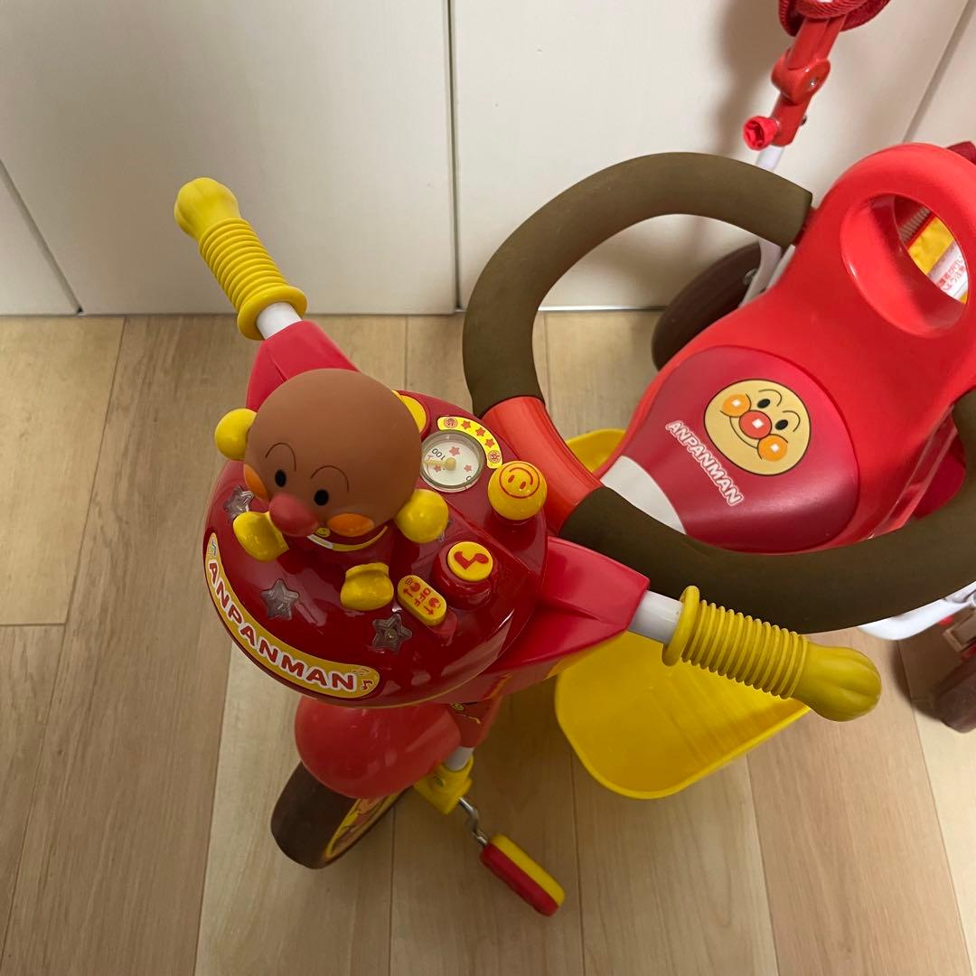 【取説/箱有り】三輪車 アンパンマン アドバンス GOO! S