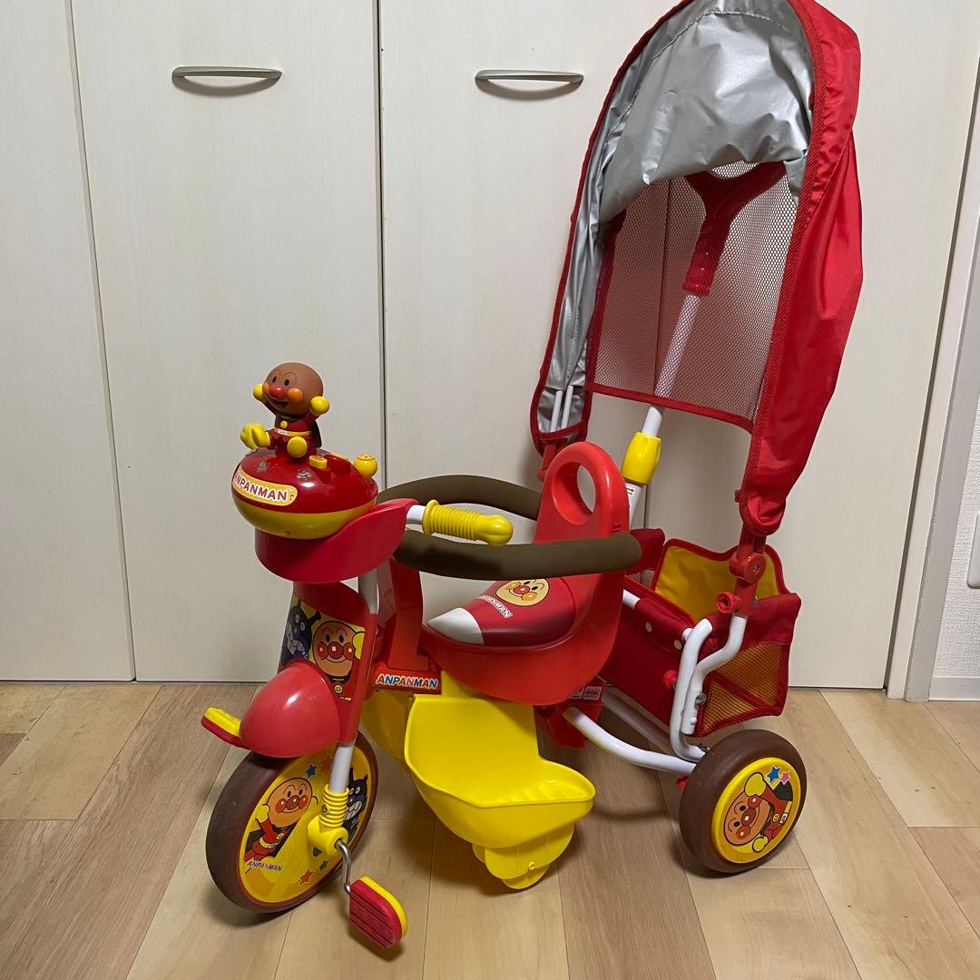 【取説/箱有り】三輪車 アンパンマン アドバンス GOO! S