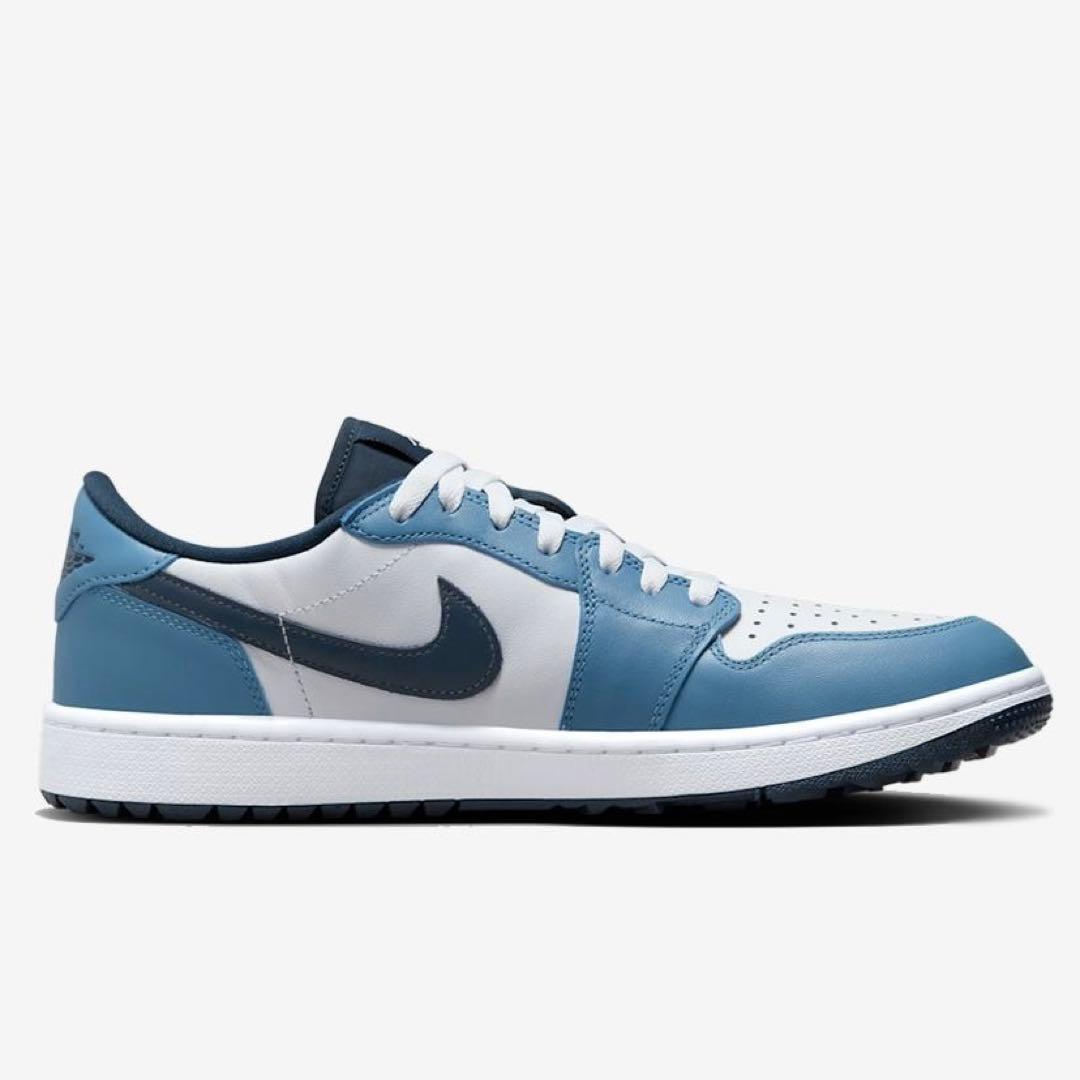 ナイキ ゴルフ ジョーダン 26 スニーカー シューズ 靴 青 天然皮革