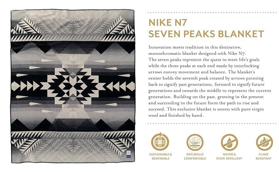 新品未使用 ペンドルトン ナイキ ブランケット USA製 希少 ひざ掛け 毛布