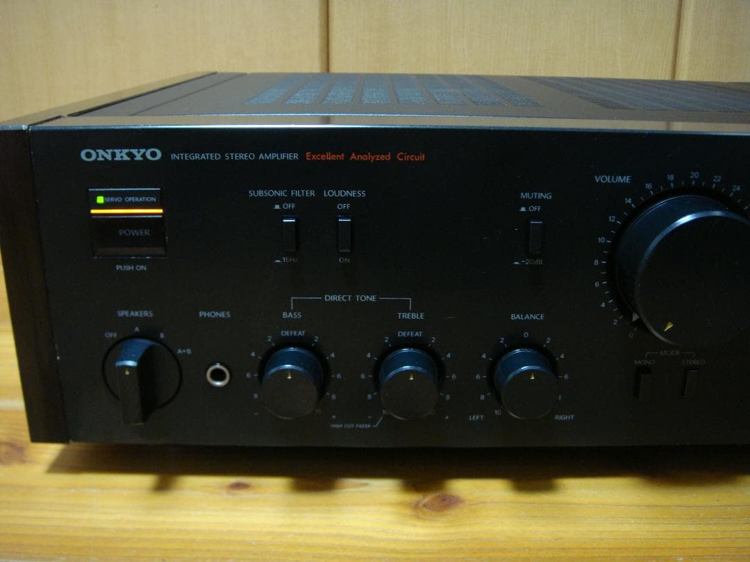 整備済 ONKYO オンキョーアンプ Integra A-817RX 木目パネル