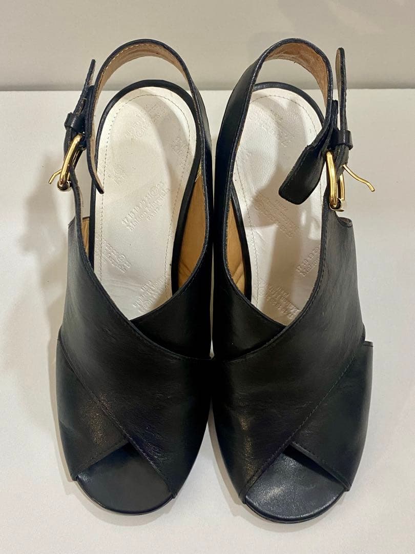 マルジェラ　サイズ38　クリアヒール　サンダル