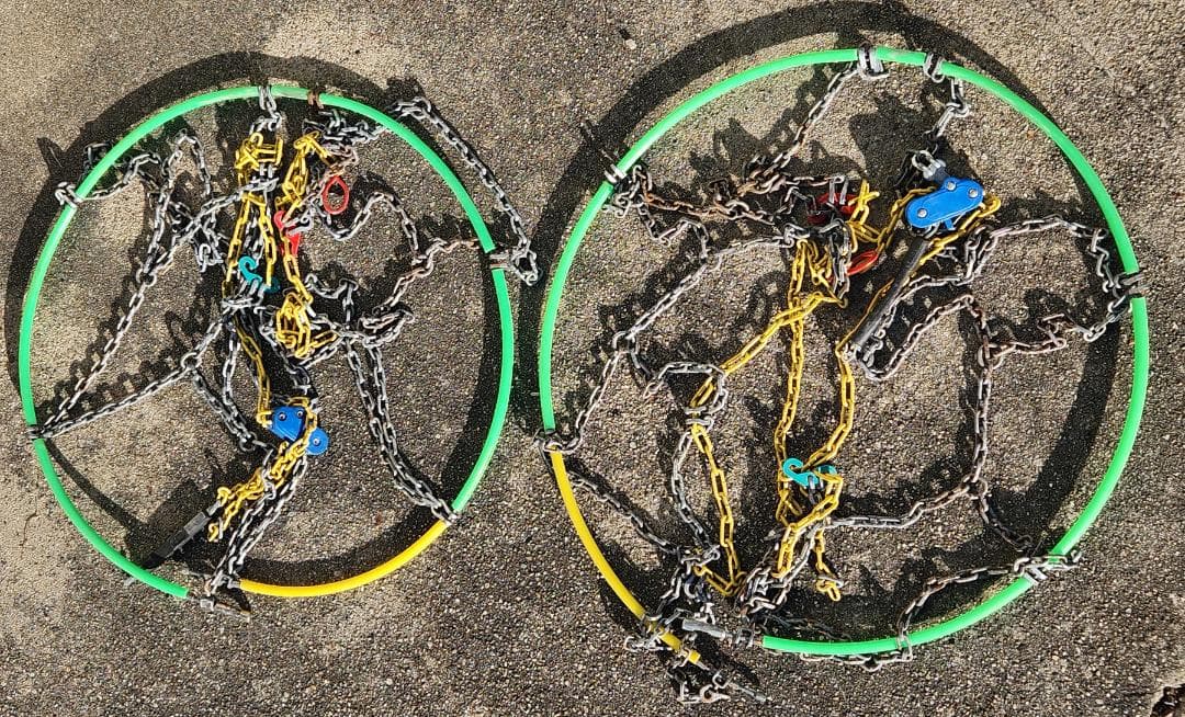 YOKOHAMA iceGUARD iG60 195/65 R15　チェーン付