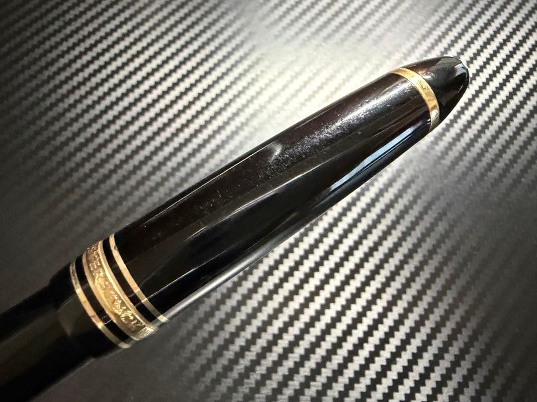 美品 モンブラン マイスターシュテュック 146 万年筆 14C 全金 EF