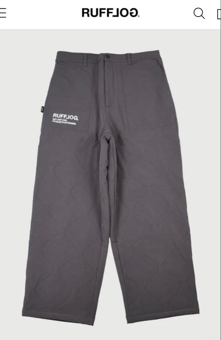 ラフロッグ　RUFFLOG ワイドパンツ