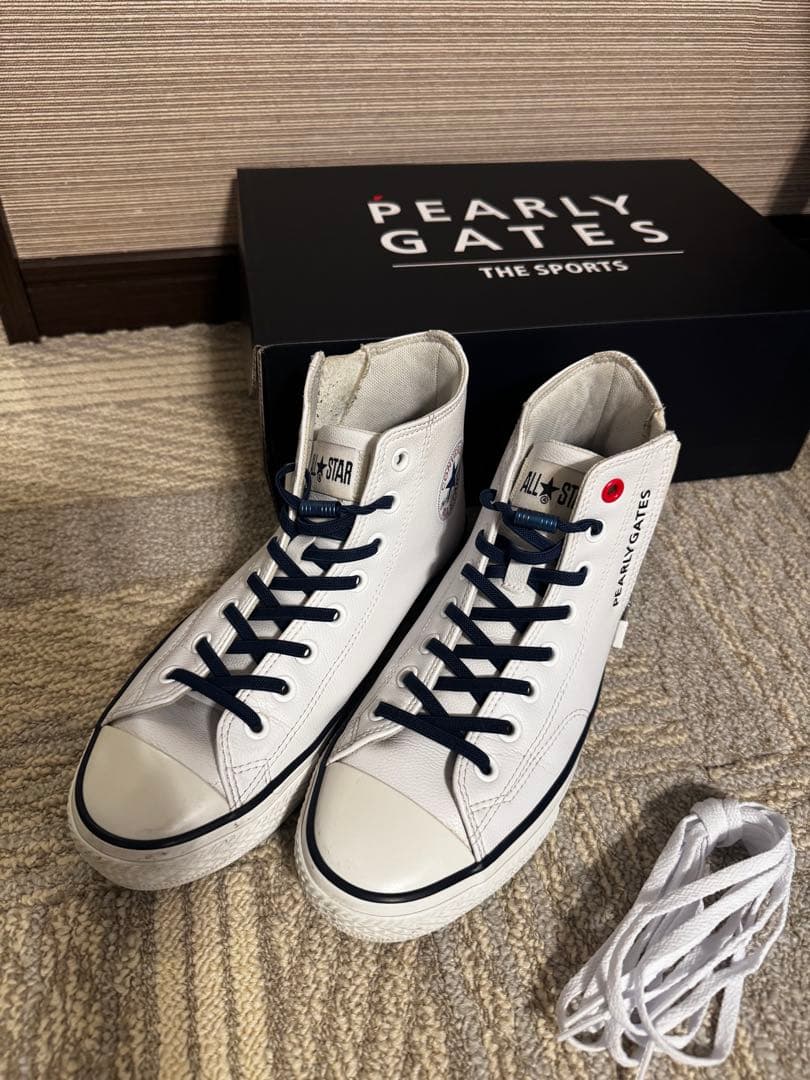 パーリーゲイツ　ALL STAR ハイカットシューズ　25cm ファスナー付