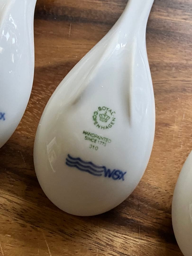 新品◆ ロイヤルコペンハーゲン ブルーパルメッテ スプーン レンゲ ５本セット