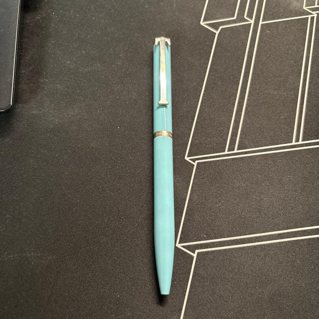 ティファニー　Tクリップ　エグゼクティブ　ボールペン　ティファニーブルー