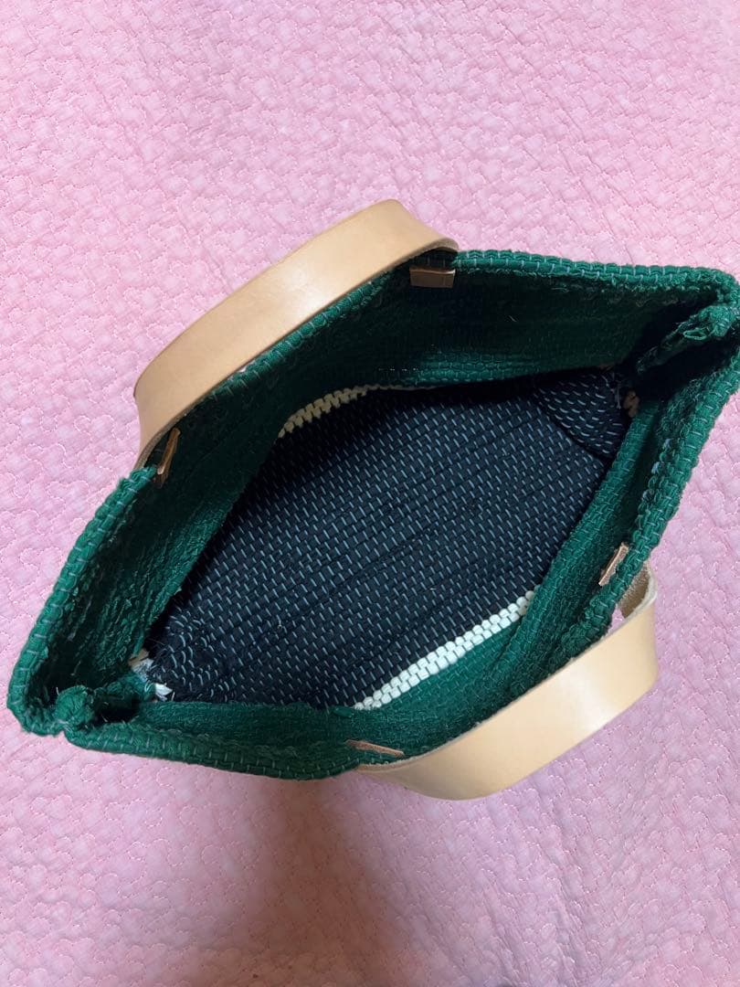 梅原和香　裂き織りバック