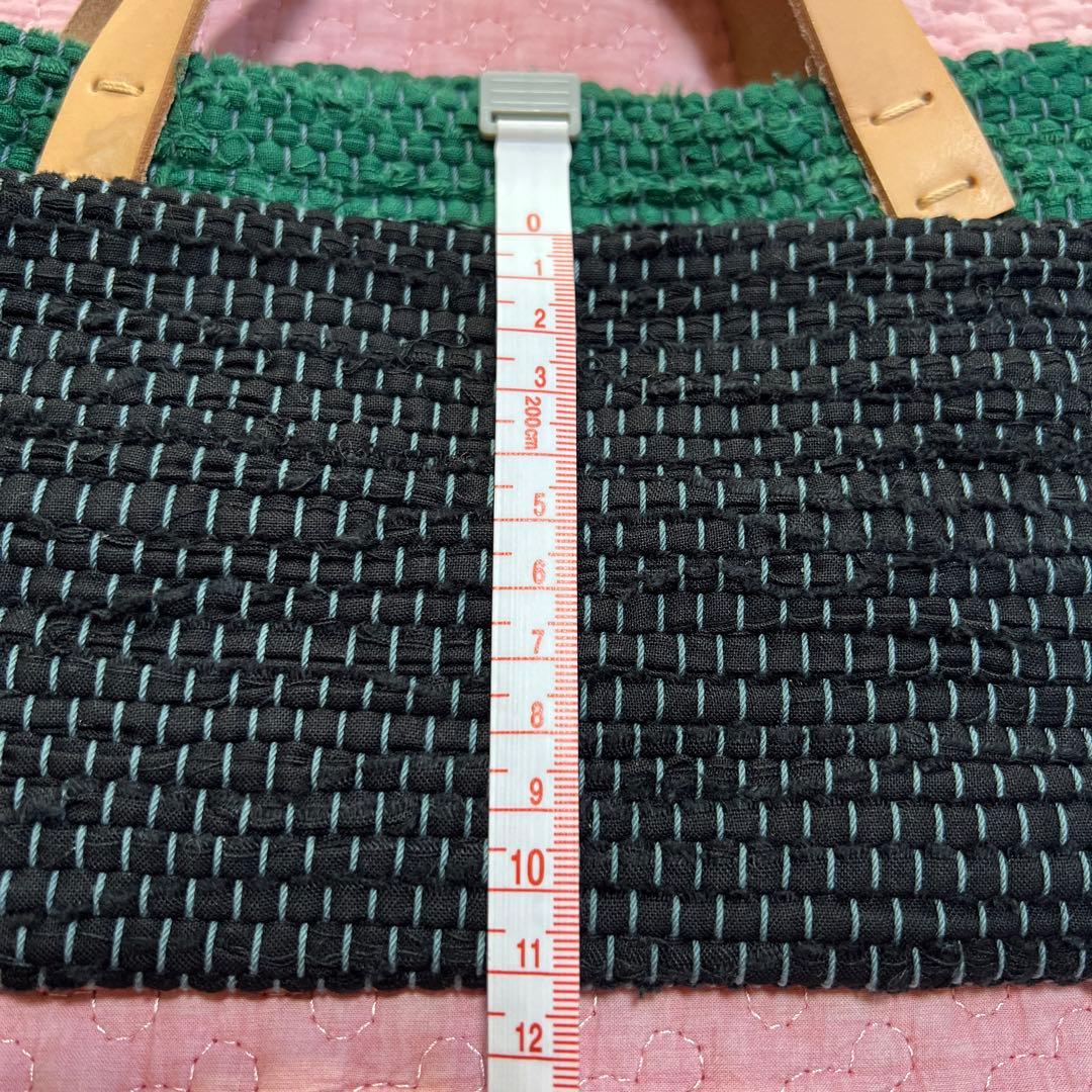 梅原和香　裂き織りバック