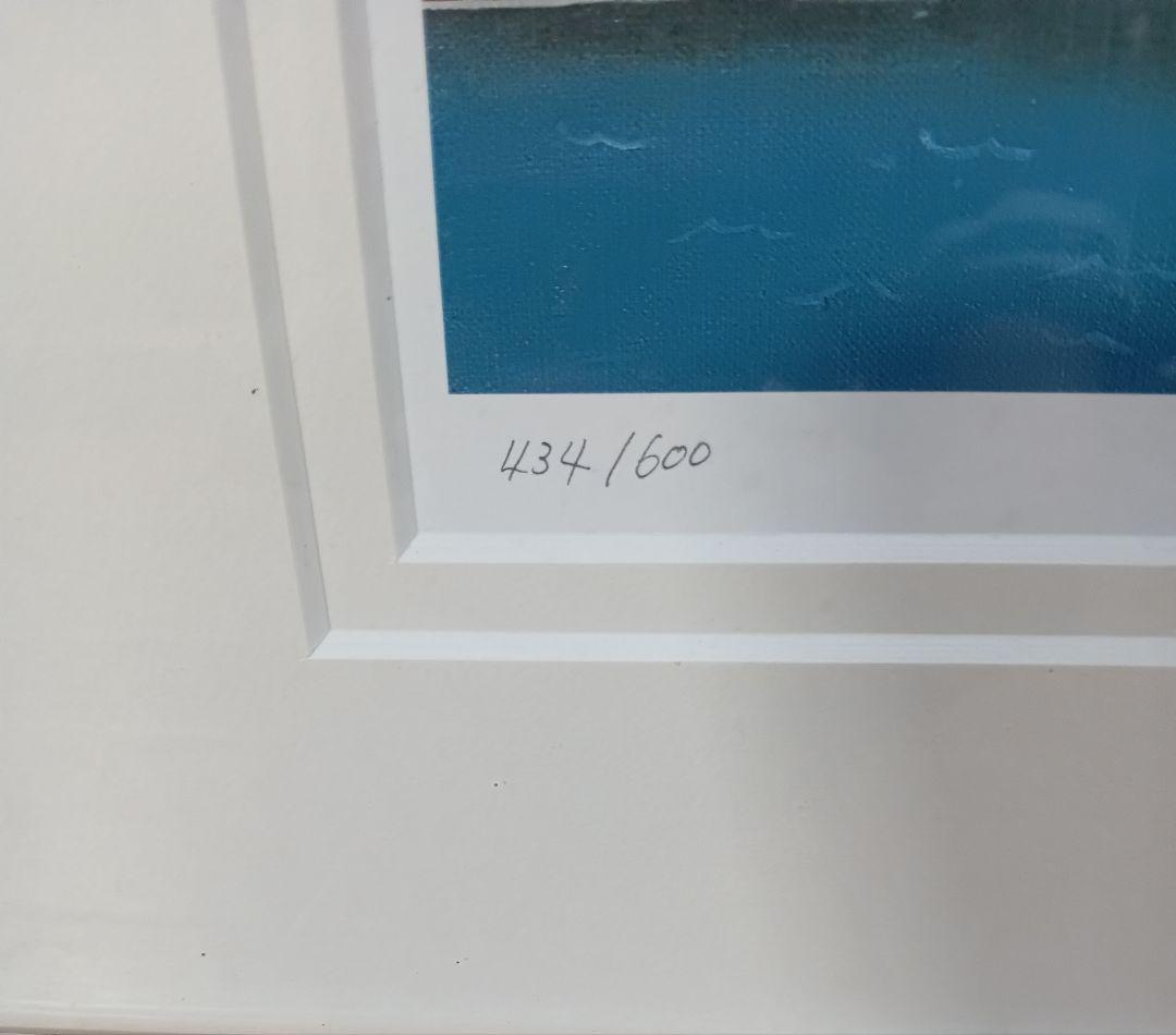 【限定434/600・美品】ヨランダ・ドュヴァル『港町の風景』リトグラフ