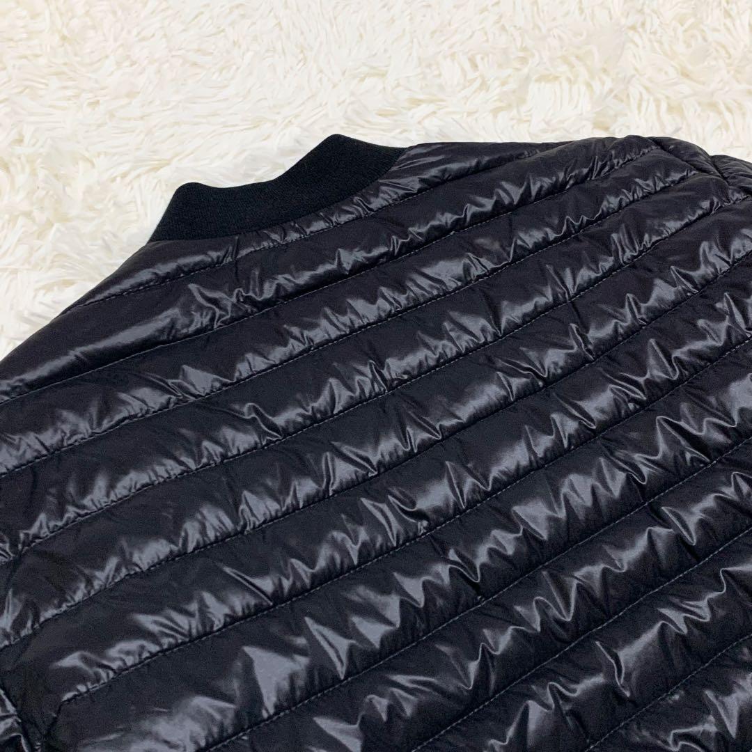 【aks】プラダ ボンバー SGH827 ロゴプレート ブラック 46