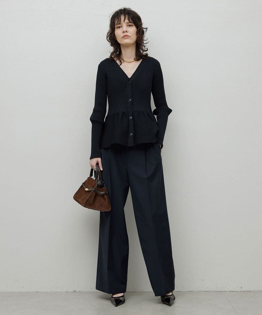 GALLARDAGALANTE【前後2way】ペプラム2WAYカーデ