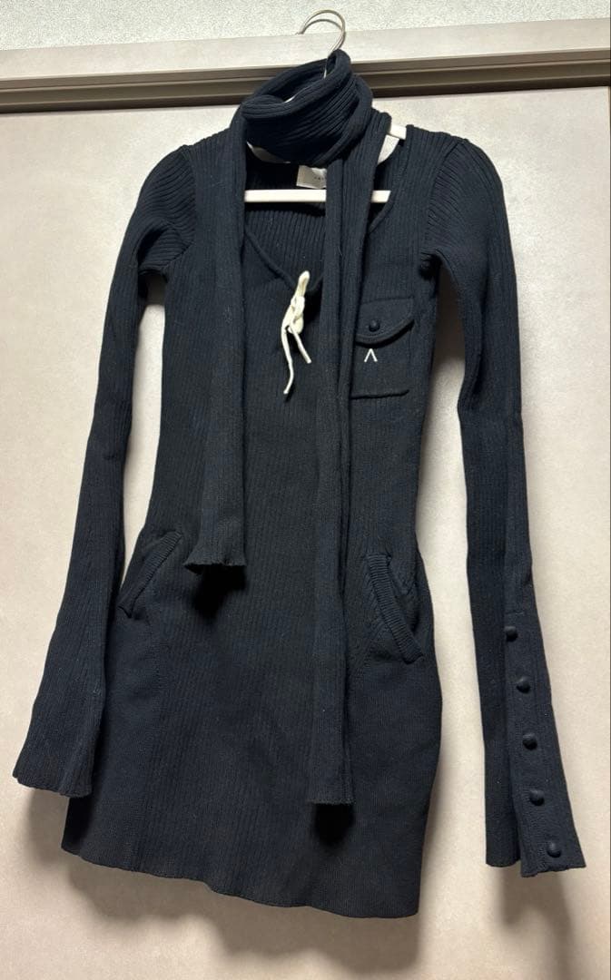 ワンピース andmary Leah muffler mini dress