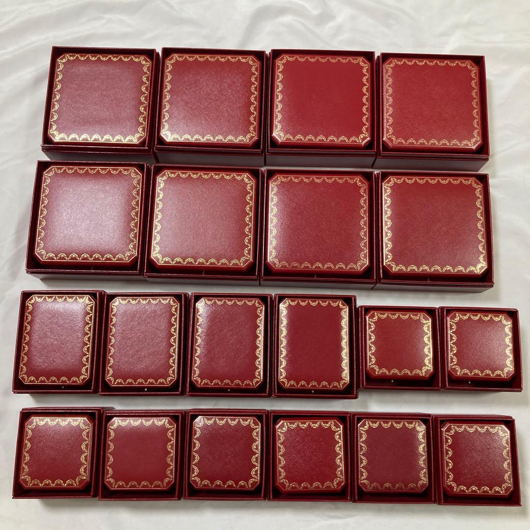 カルティエ　ネックレス　リングケース　空箱　現行品　20個