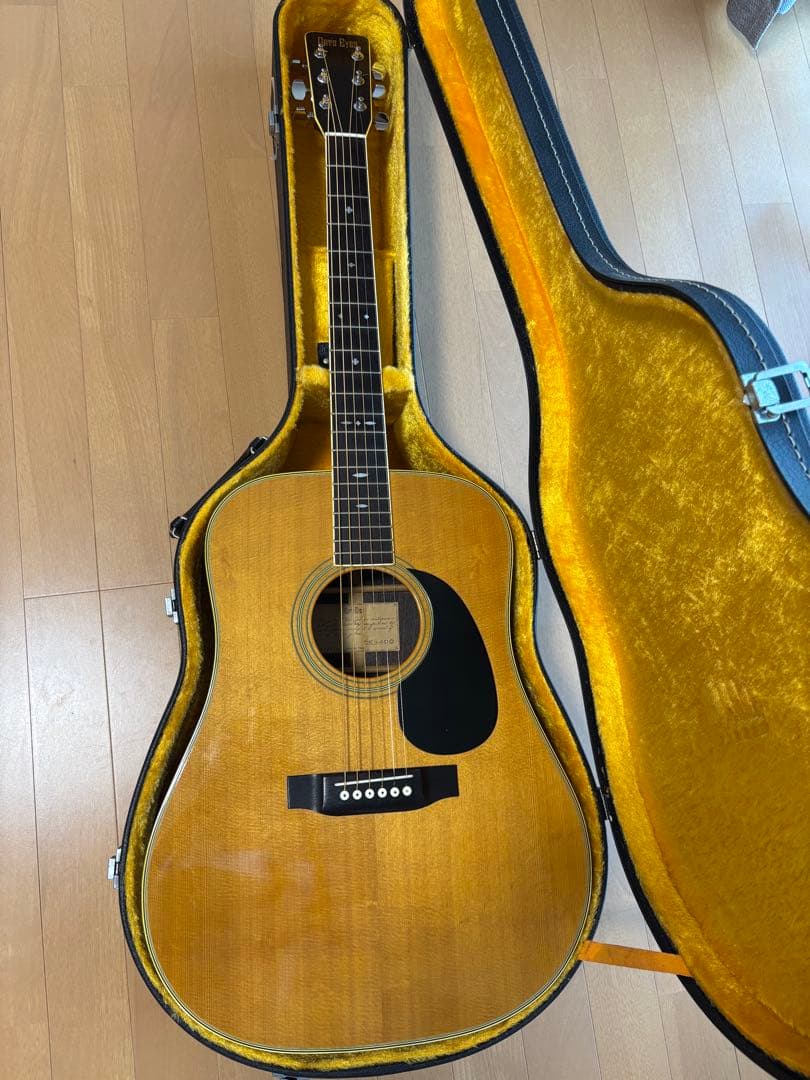 程度上々々❗️レア‼️初期型　大文字ロゴCAT'S EYESアコギCE400調整済！