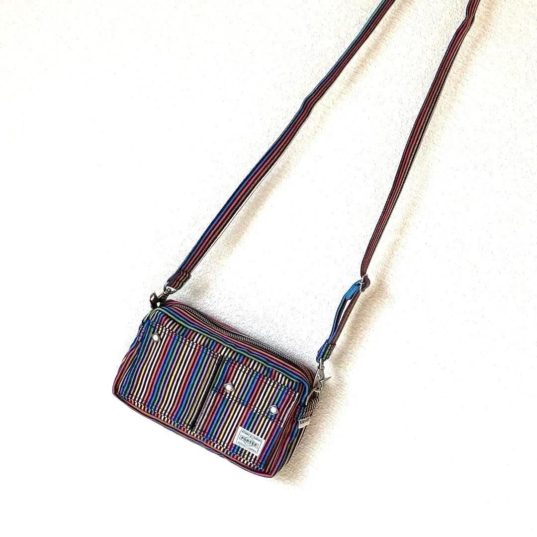 【希少 美品】POTER ×SLAP SHOT レインボーカラー　ウエストポーチ