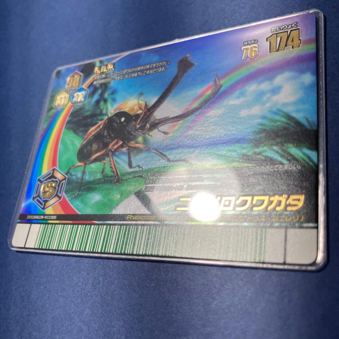 甲虫王者ムシキング　アダー完結編　レインボー　ニジイロクワガタ　オレンジ　１枚