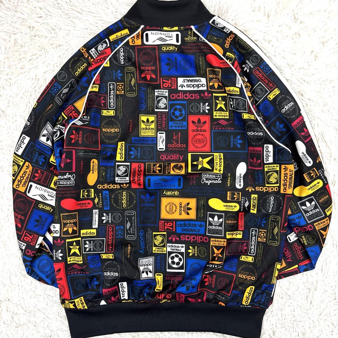 アディダス　限定AZ3991　マルチ柄トラックトップ　ジャージジャケット　XL