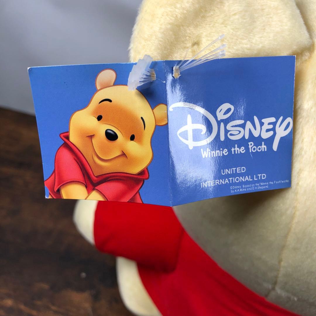 Disney くまのプーさん ぬいぐるみ タグ付き