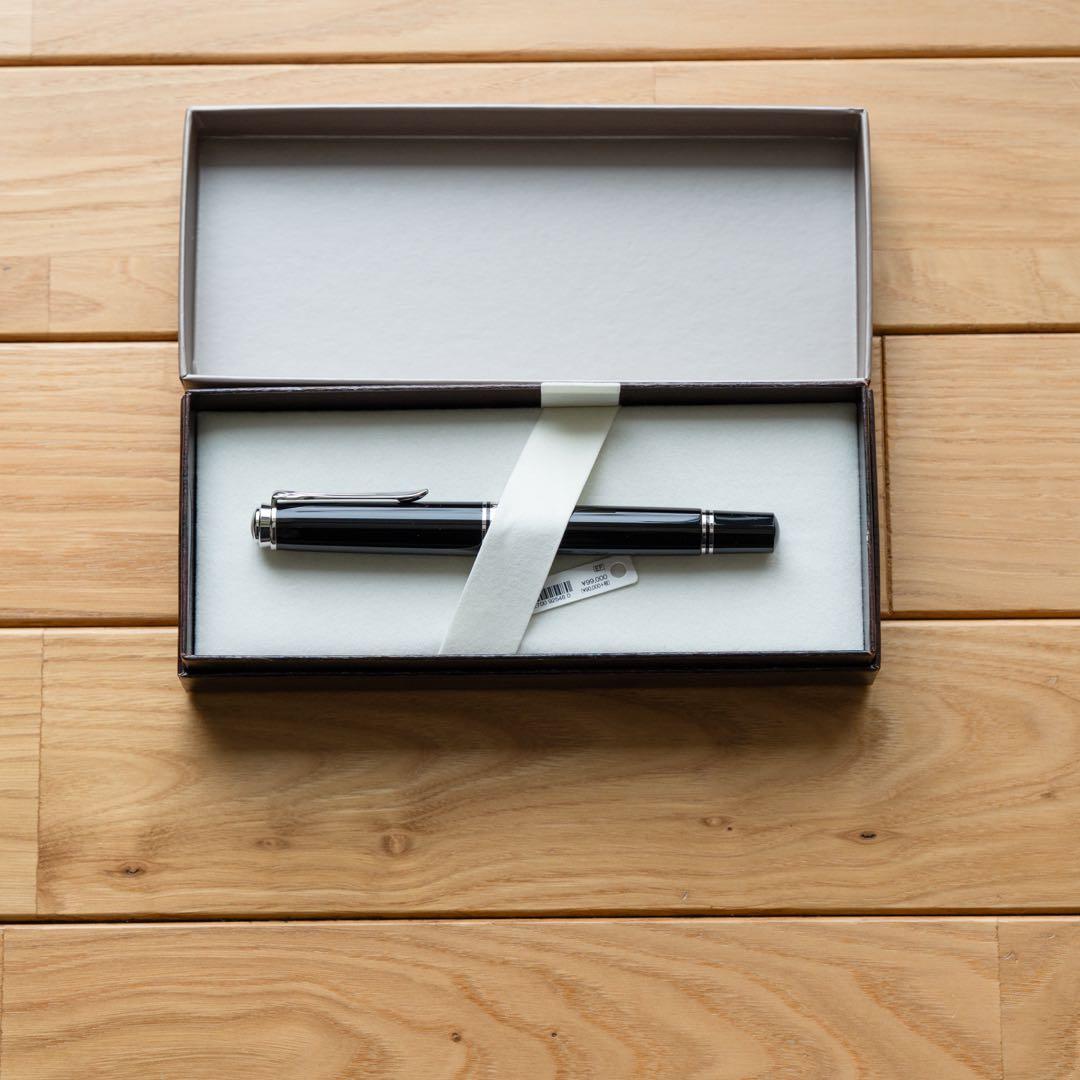 （美品）Pelikan スーべレーンM805 EF 黒 万年筆 ケース付き