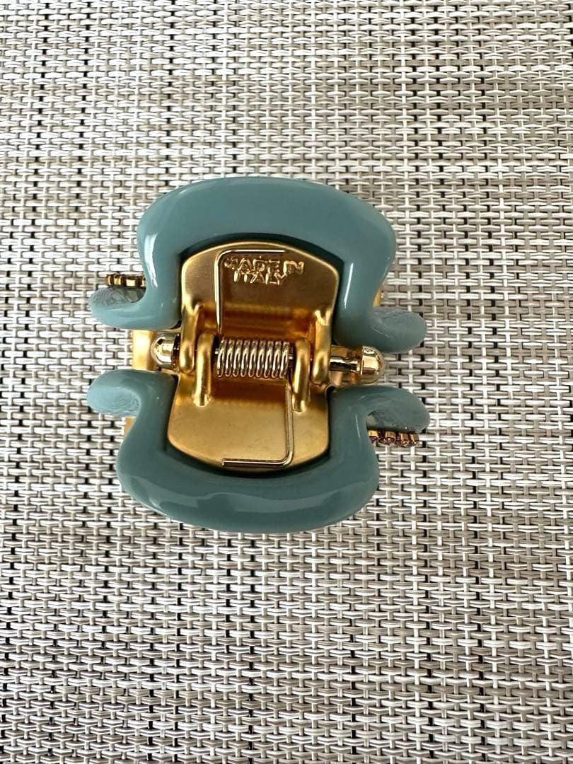 acca アッカ　ヘアクリップ　グランデサイズ　 ブルー　Gサイズ　美品