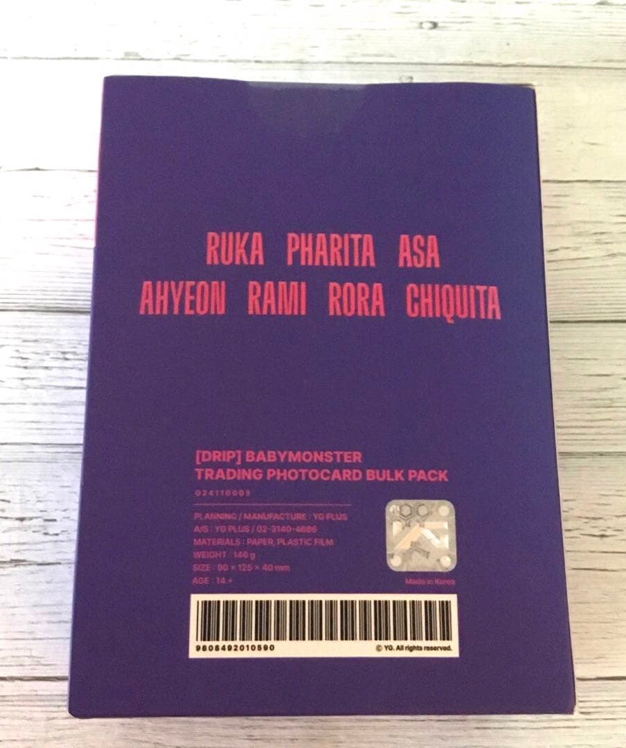 【新品☆未開封】BABYMONSTERポップアップランダムトレカ10パックセット