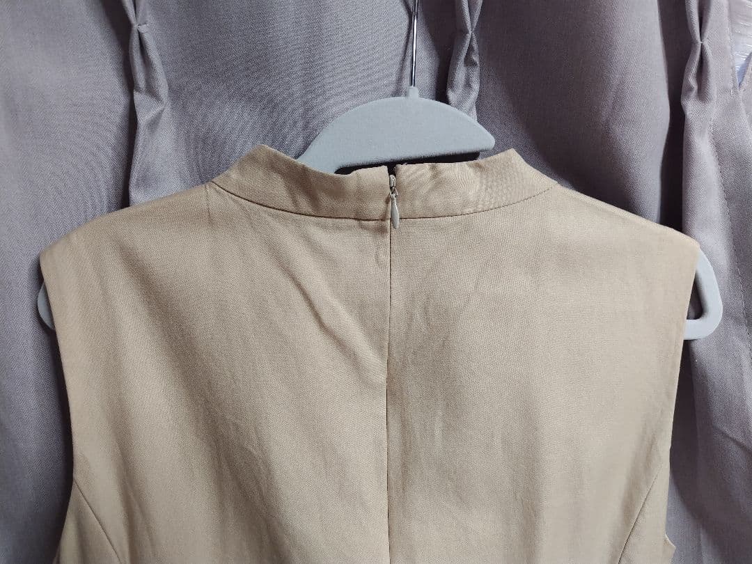 Burberry　バーバリー　ノースリーブワンピース ベージュ/チェック