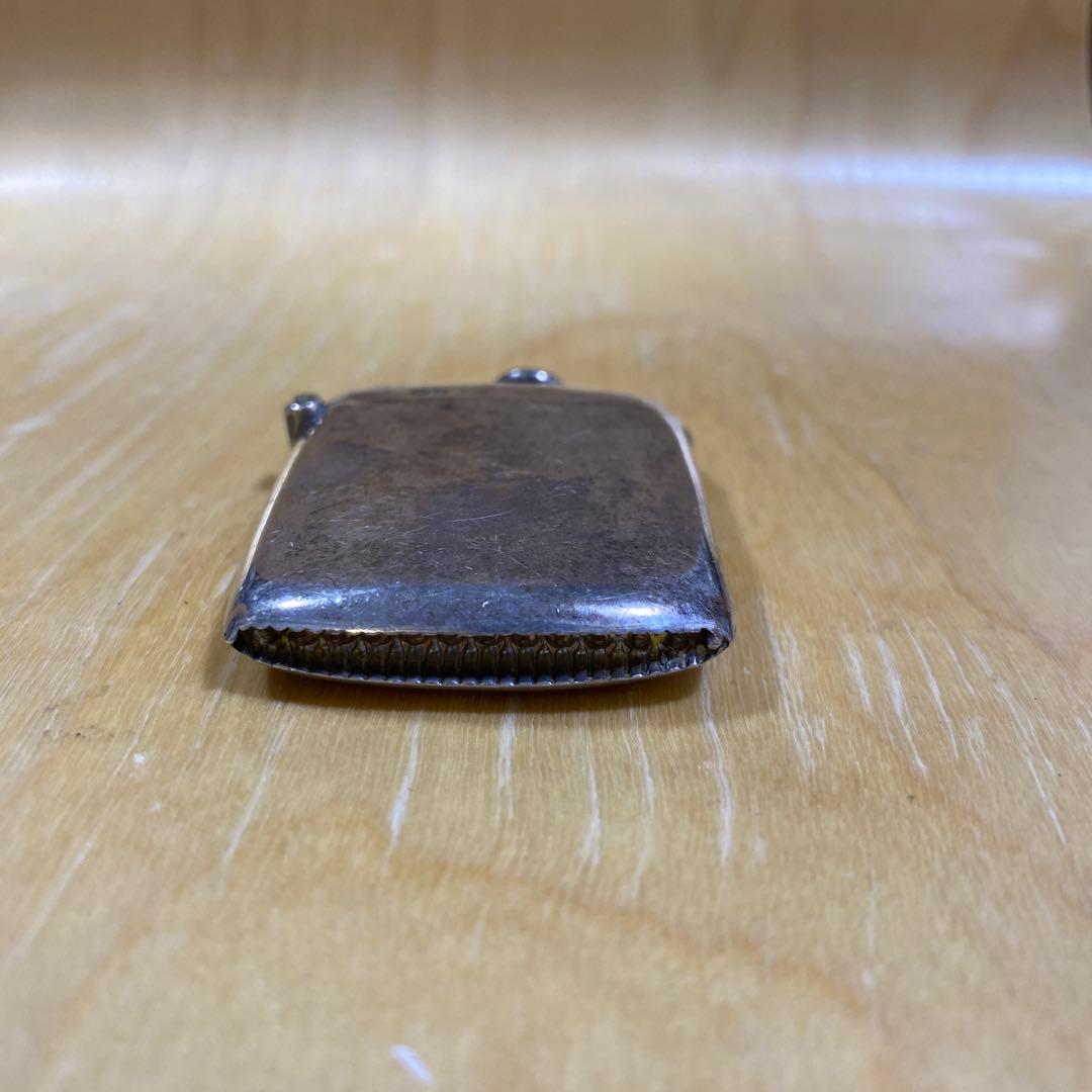 スターリングシルバー ホールマーク　マッチケース　アンティーク　ネックレス