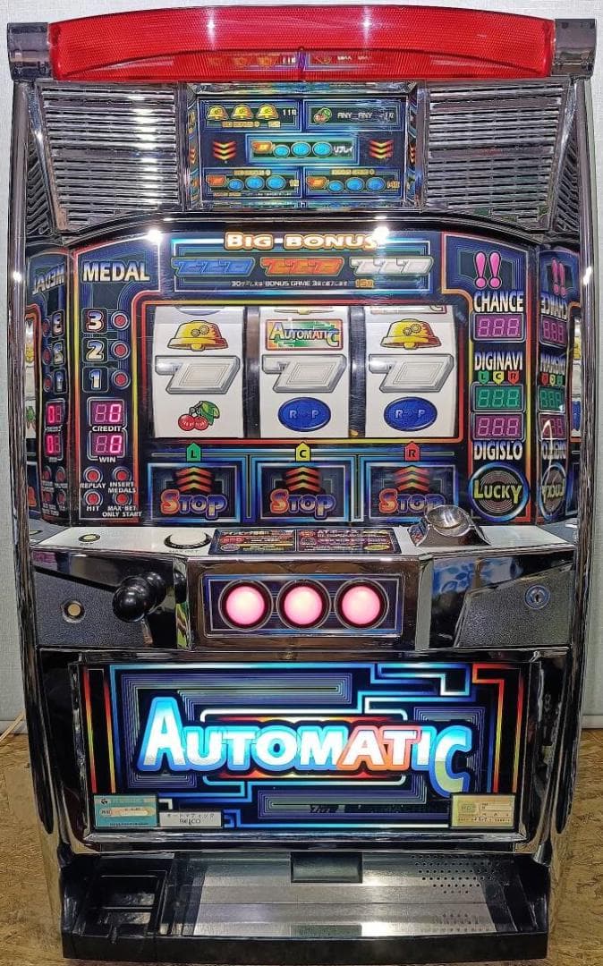 【パチスロ実機】ベルコ★オートマティック【フルオートプレイ付不要機付】