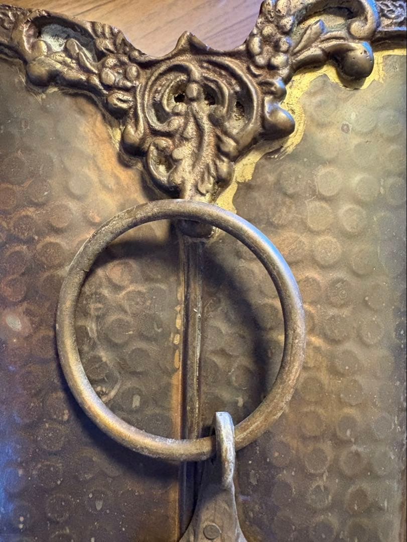 アンティーク! 古家具・銅製.小物入れ.ゴミ箱! レトロ!