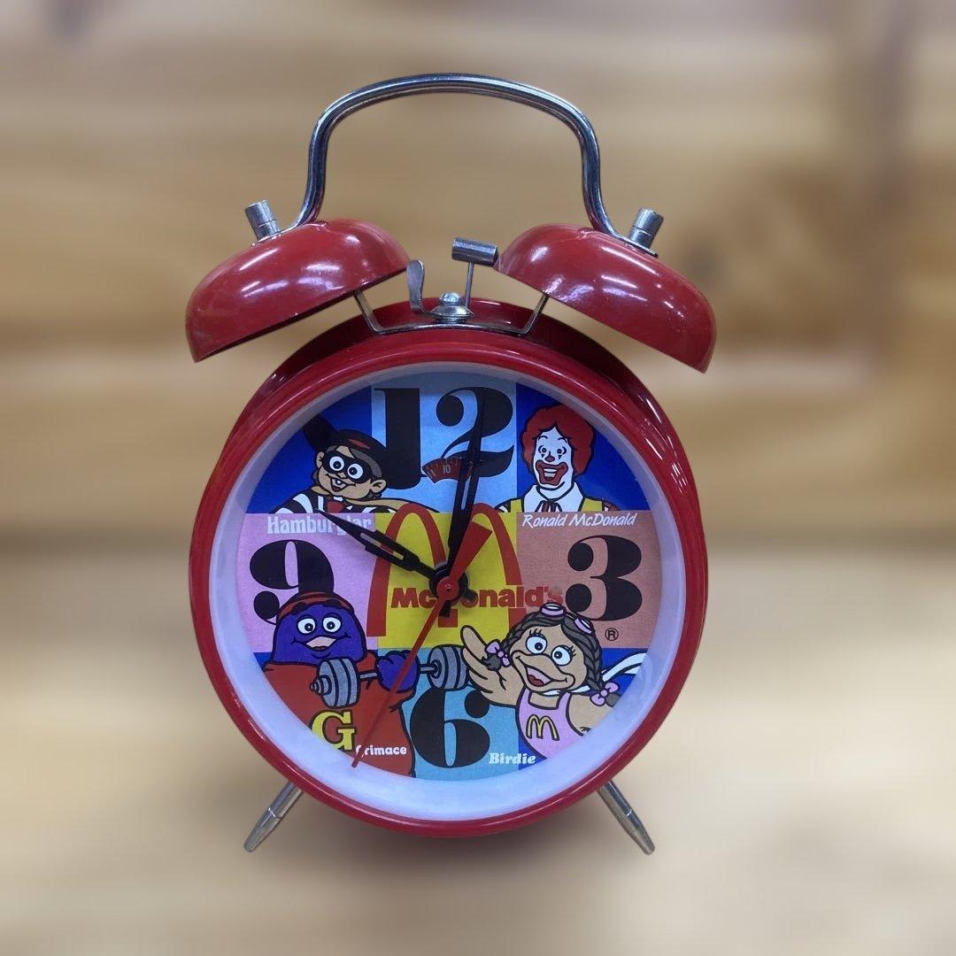 レア！　マクドナルドランド　キャラクター　目覚まし時計