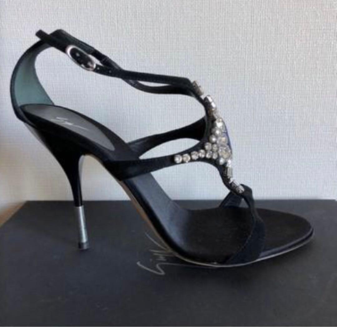 定価14万　新品　ジュゼッペ　ザノッティ＊スワロスキー　ビジュー サンダル　36