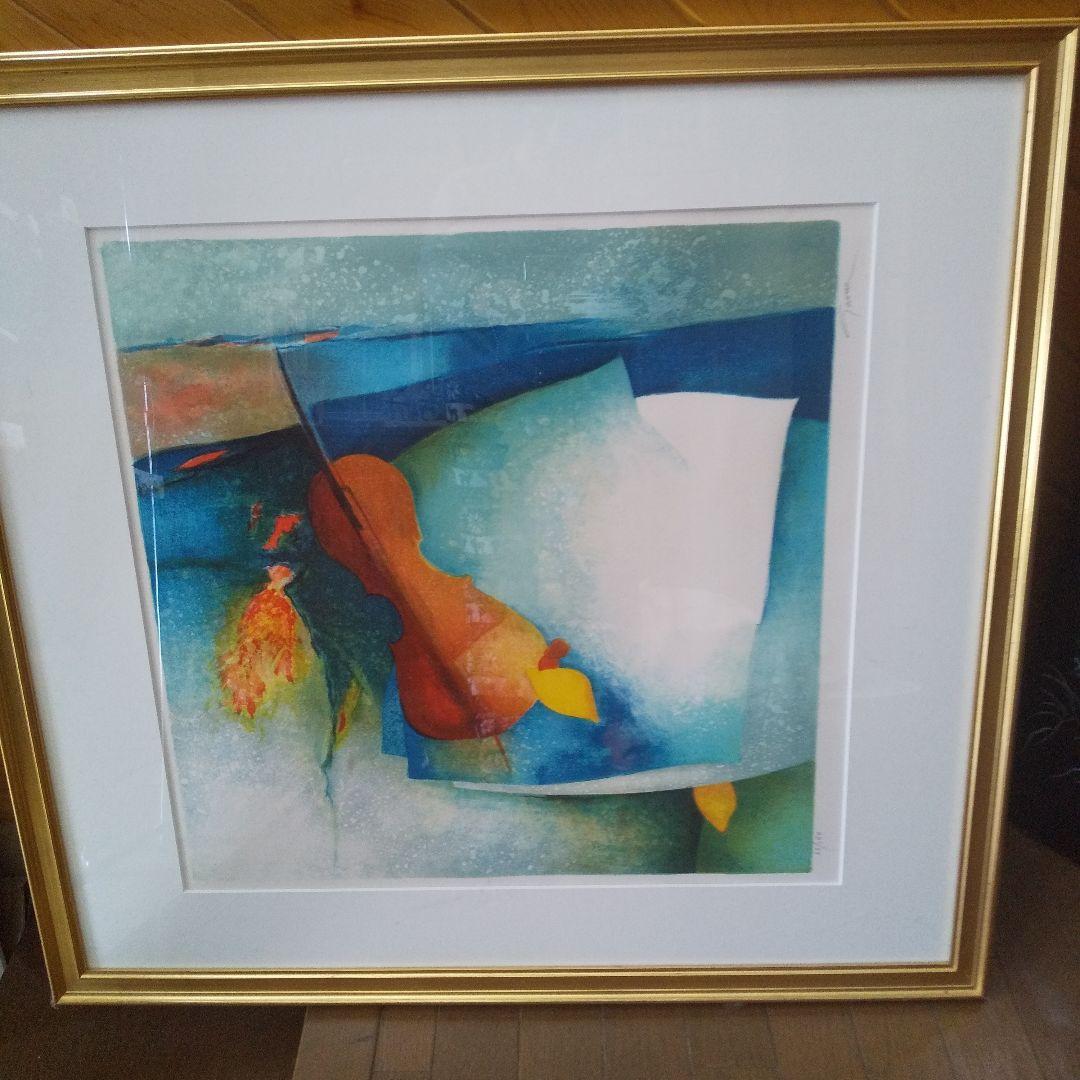 フランスClaude Gaveau絵画。No.入りサイン入りです。大バーゲン‼️