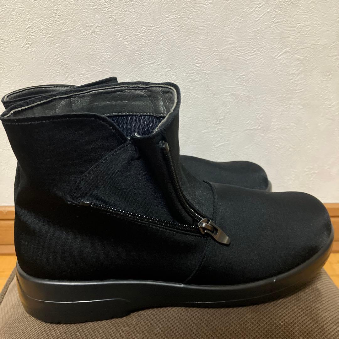 週末値下げ新品未使用品アサヒTOPDRY ゴアテックス　23.5黒レインシューズ