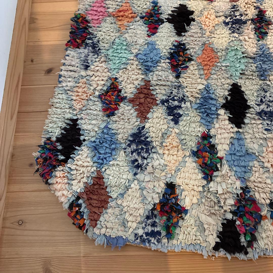 モロッコ絨毯　85cm×180cm ボシャルウェット