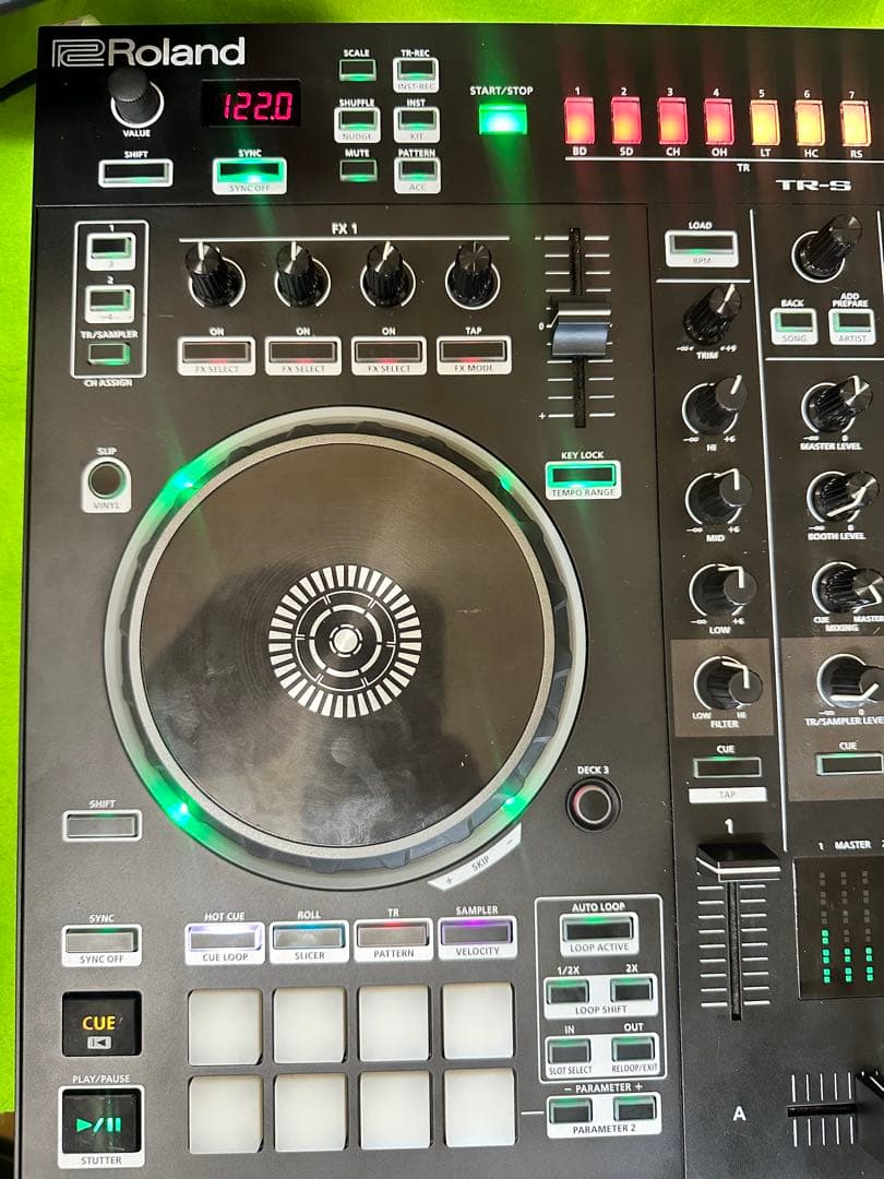 Djコントローラー Roland DJ-505 2チャンネル 4デッキ