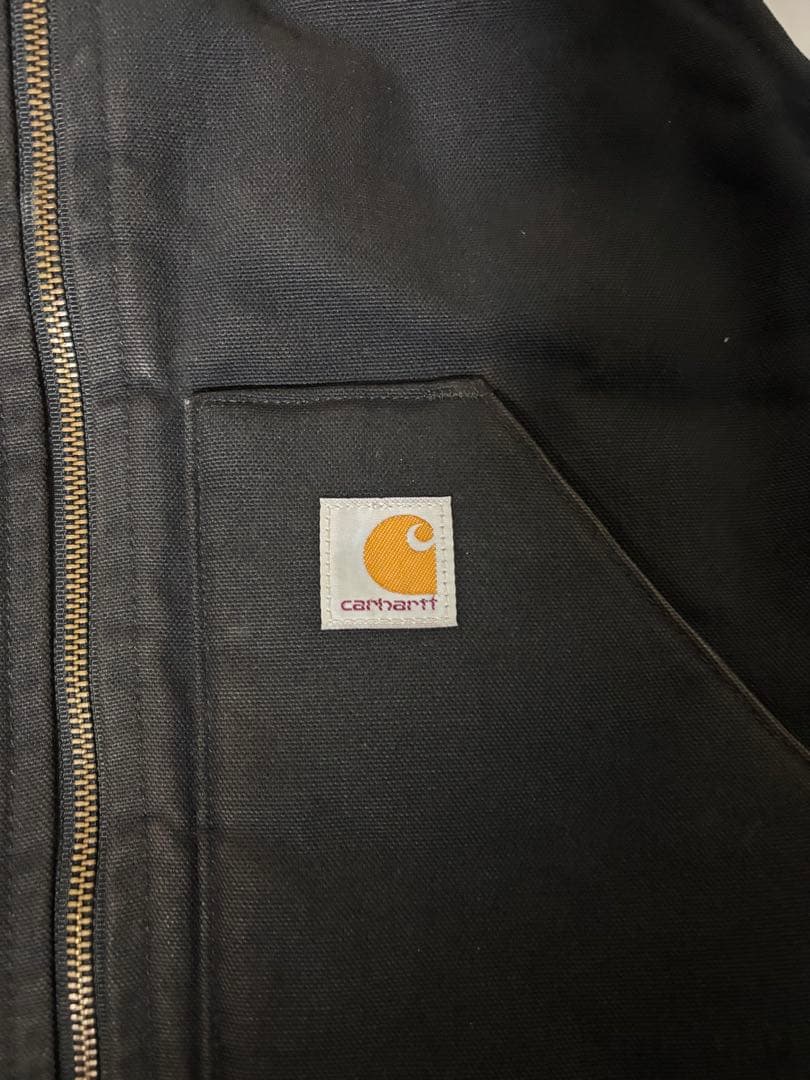 カーハート Carhartt V01 ダックワークベスト ブラック サイズS