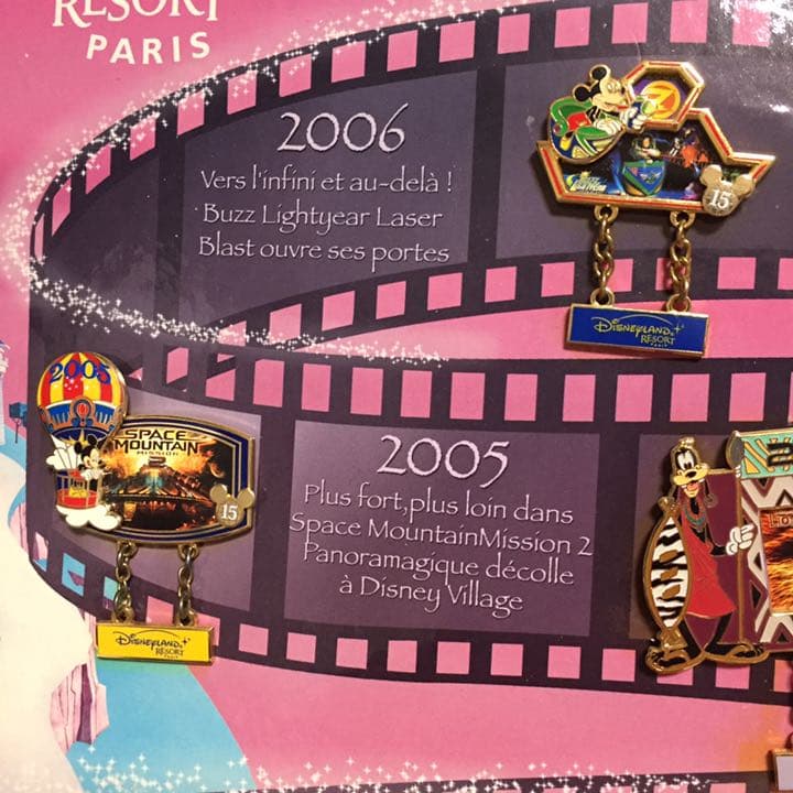 レア！パリディズニー LE900 15周年 ピンバッジ セット ピンバッチ