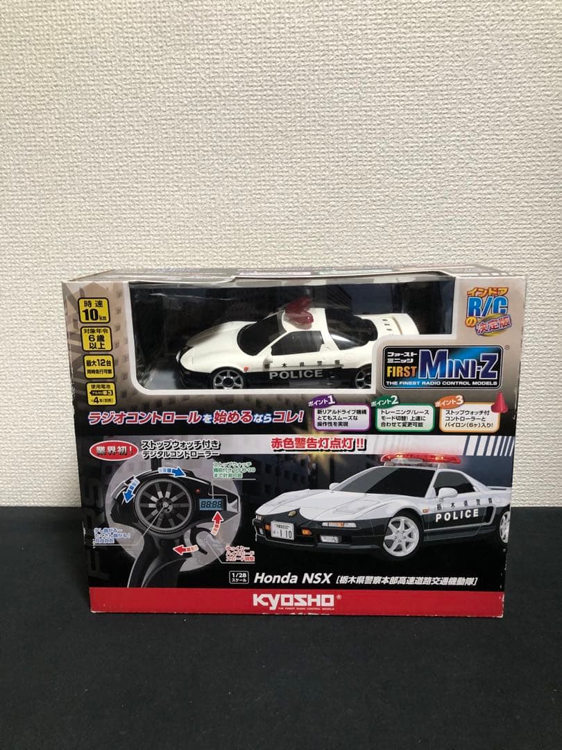 【未使用】京商　mini-z ミニッツ　Honda NSX 栃木県警察仕様　RC