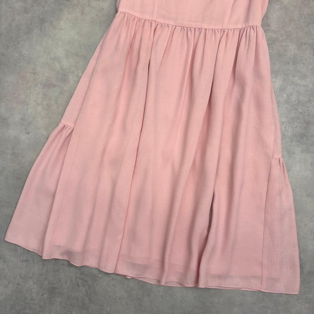 取引中 【FOXEY NEWYORK】ノースリーブワンピース ペールピンク 40