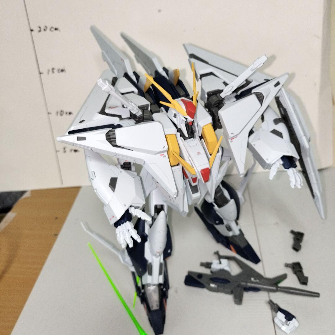 HG 1/144 クスィーガンダム 閃光のハサウェイ 塗装完成品 ガンプラ ギギ
