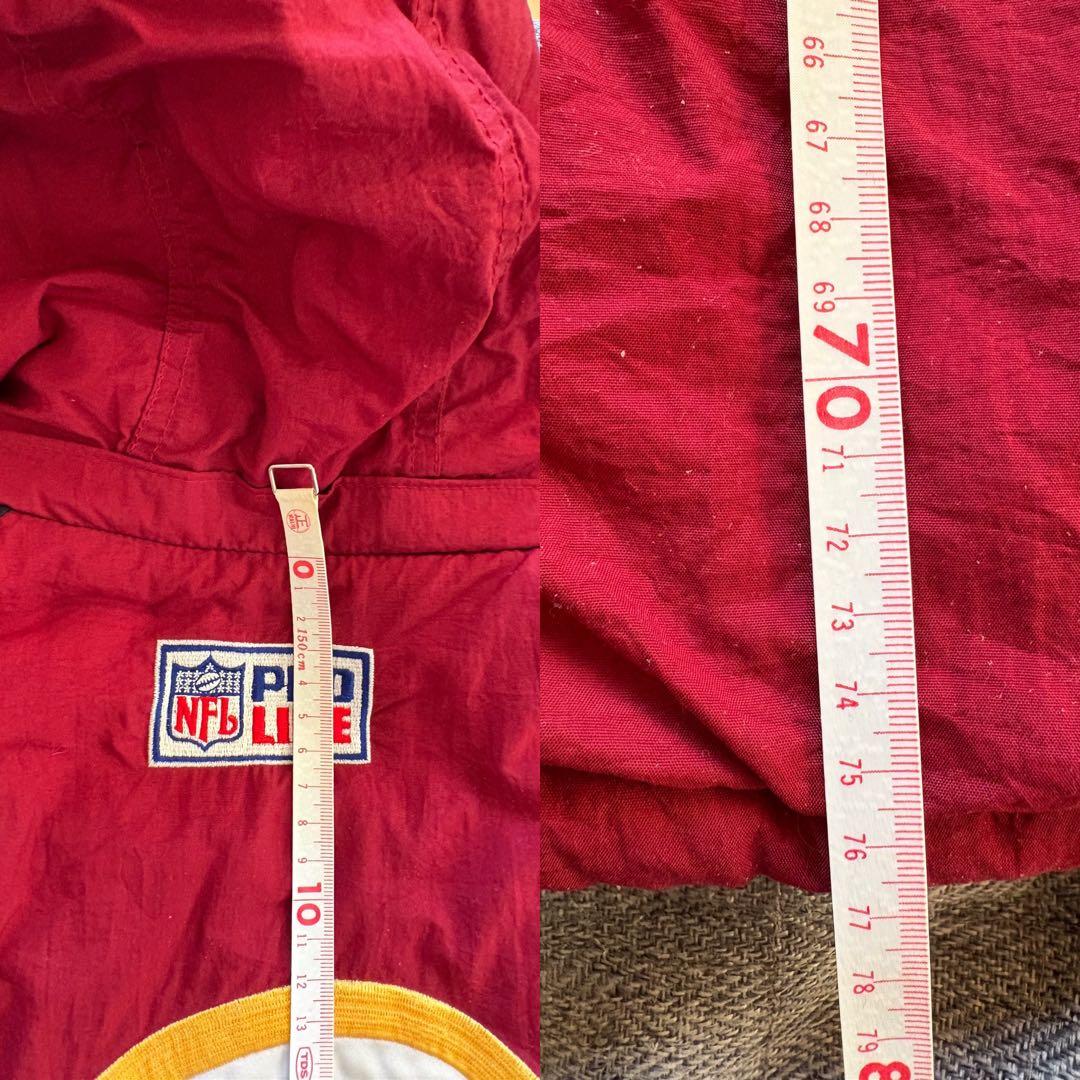 STARTER ハーフジップ・グラウンドコート ワシントン　レッドスキンズ