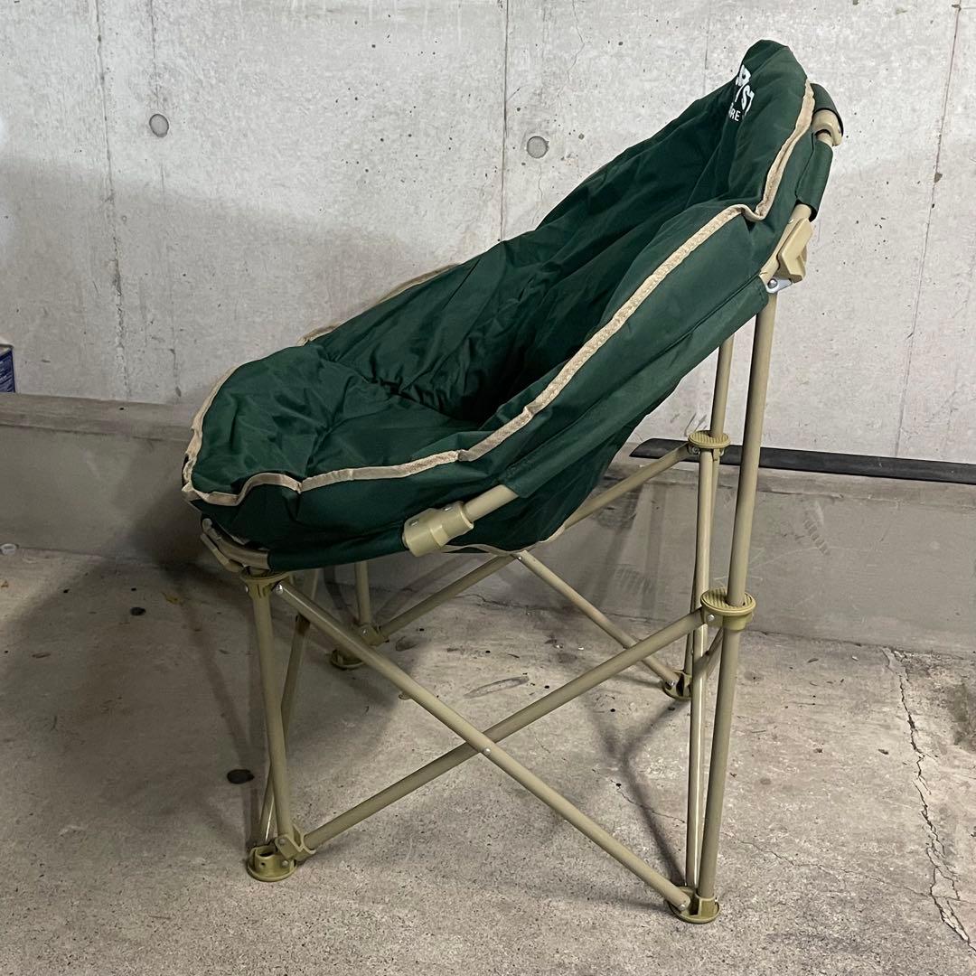 キャプテンスタッグ　ムーンチェア　グリーン　中古